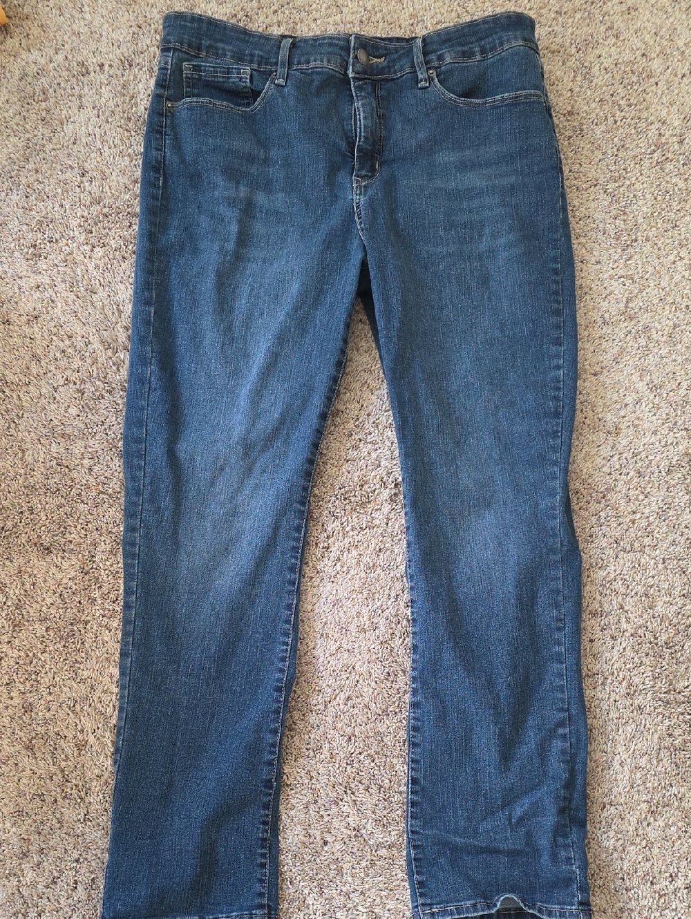 Signature Women's Straight Leg Jeans - Dark Blue 14S